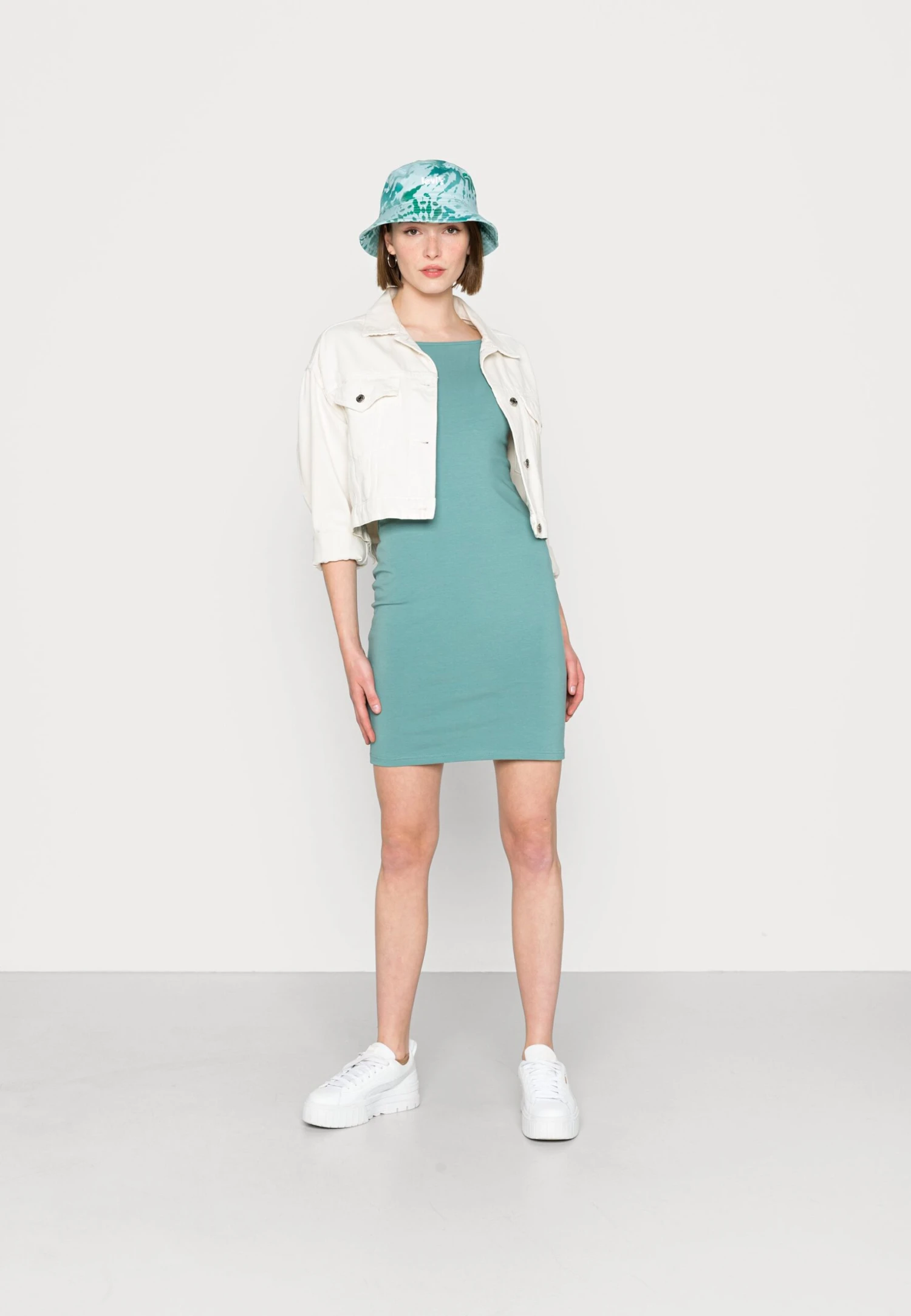 Even&Odd Robe En Jersey - Light Blue â Image 2