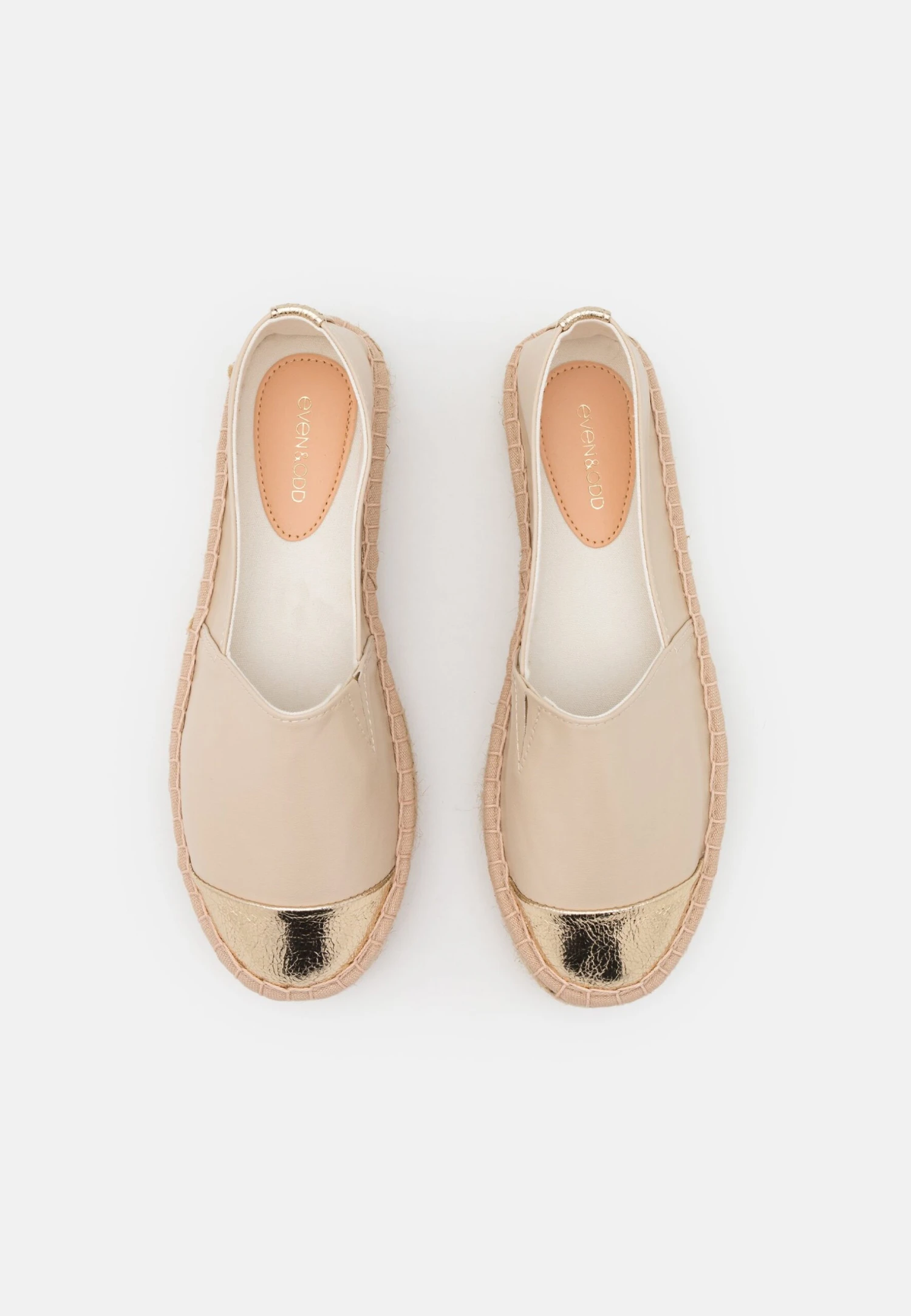Even&Odd Espadrilles - Beige/ Gold – Image 6
