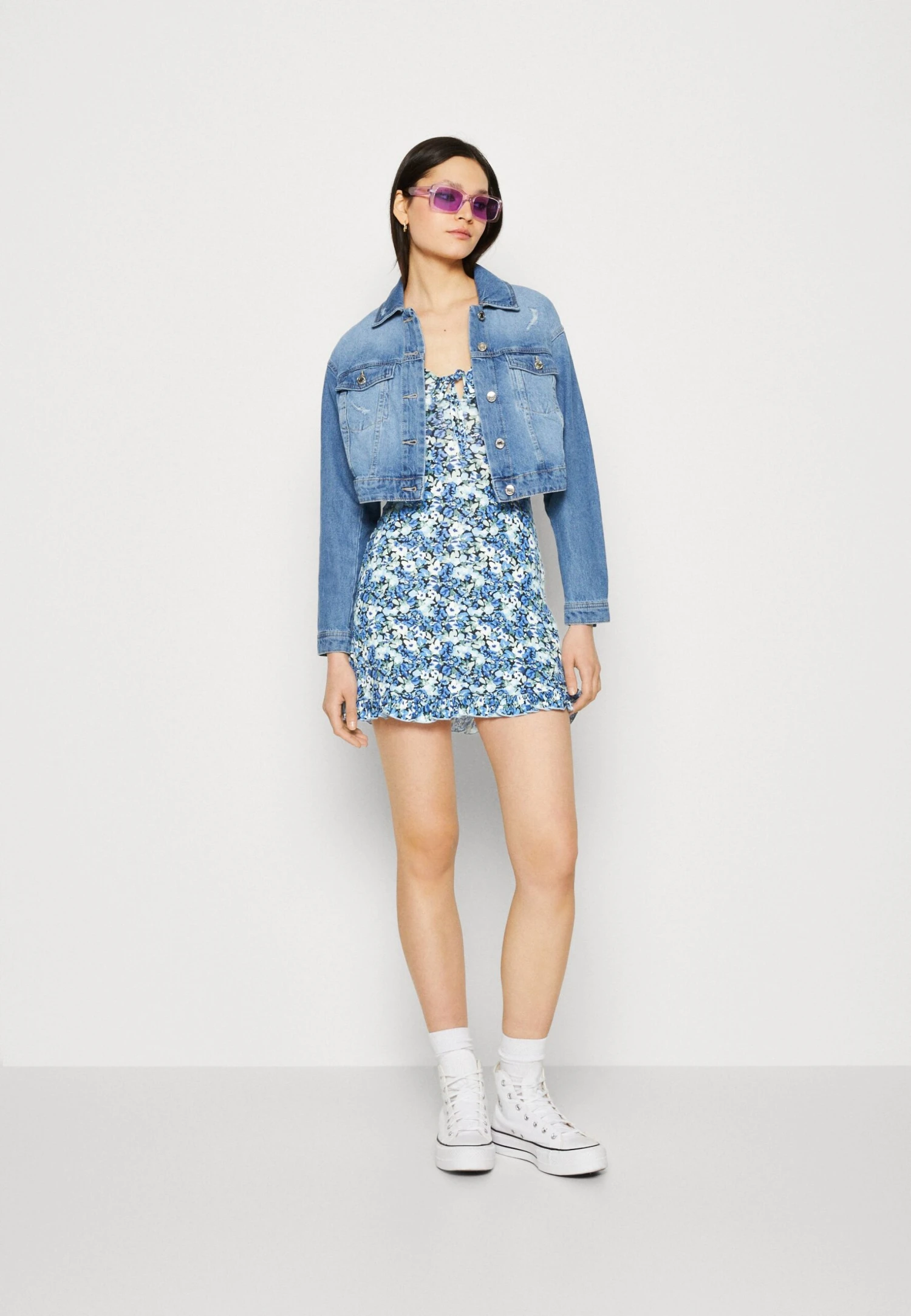 Even&Odd Robe En Jersey - Dark Blue – Image 5