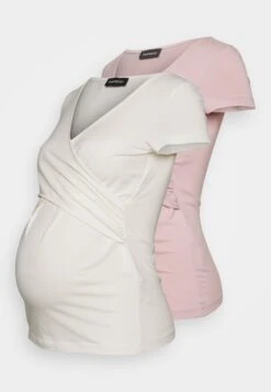 2Pack - T-Shirt Basique - Pink/Offwhite