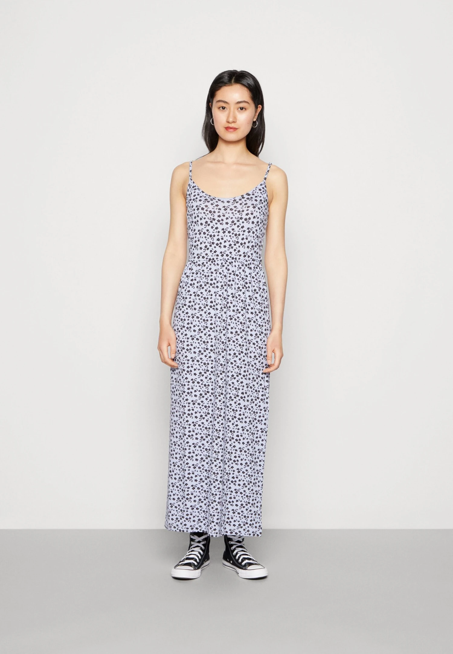 Even&Odd Robe Longue - Lilac/Black