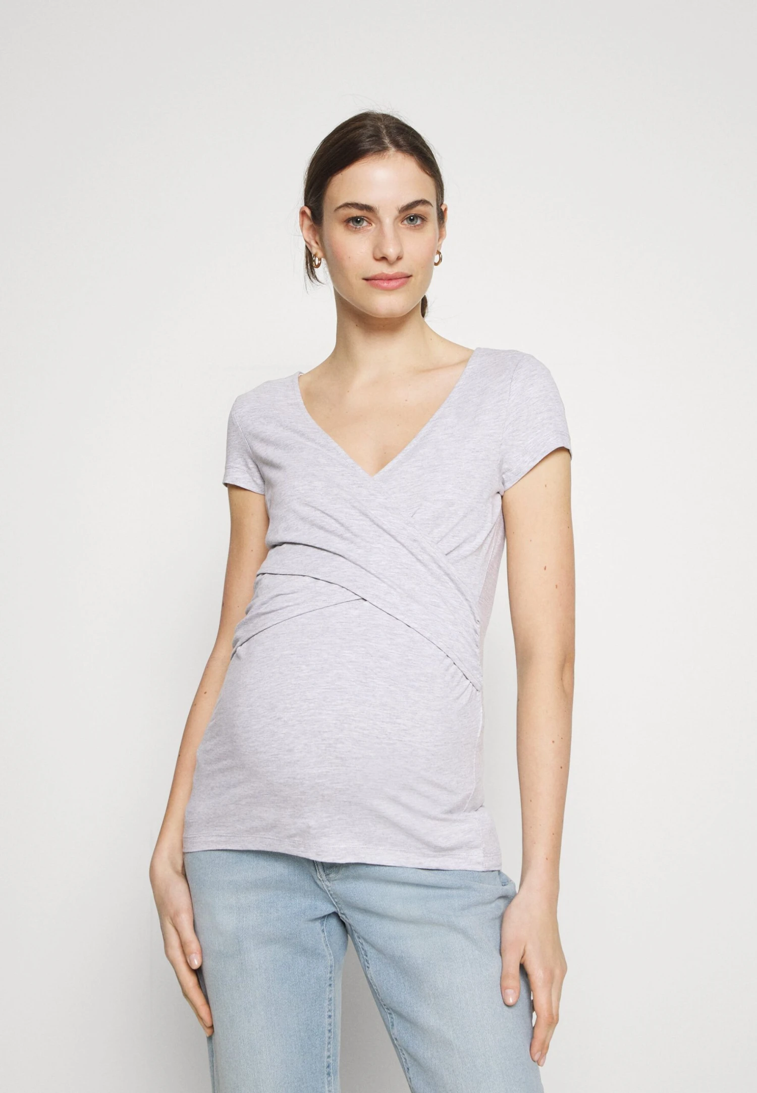 2Pack - T-Shirt Basique - Off-White/ Mottled-Grey – Image 4