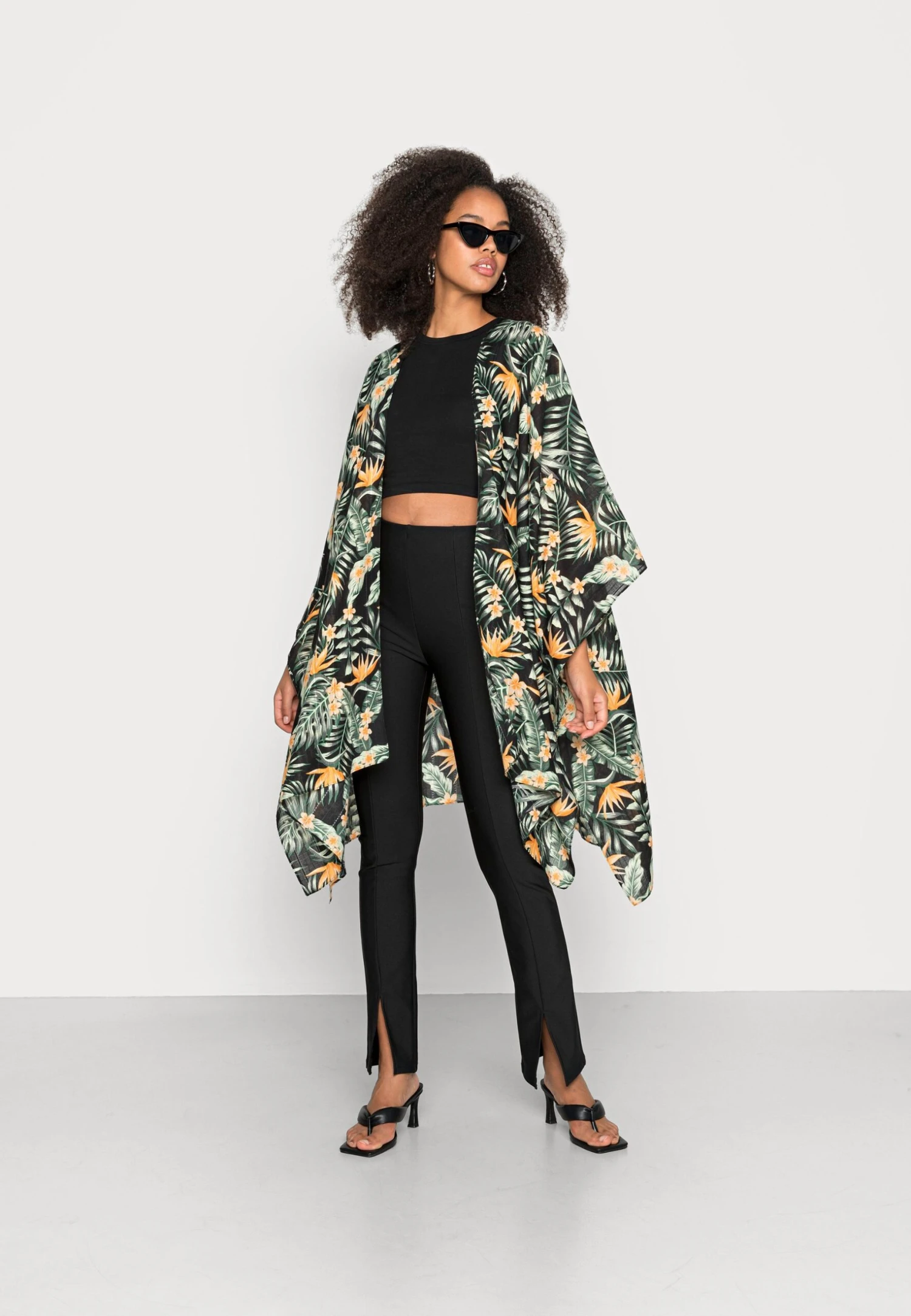 Even&Odd Veste Légère - Black/Green/Yellow – Image 2