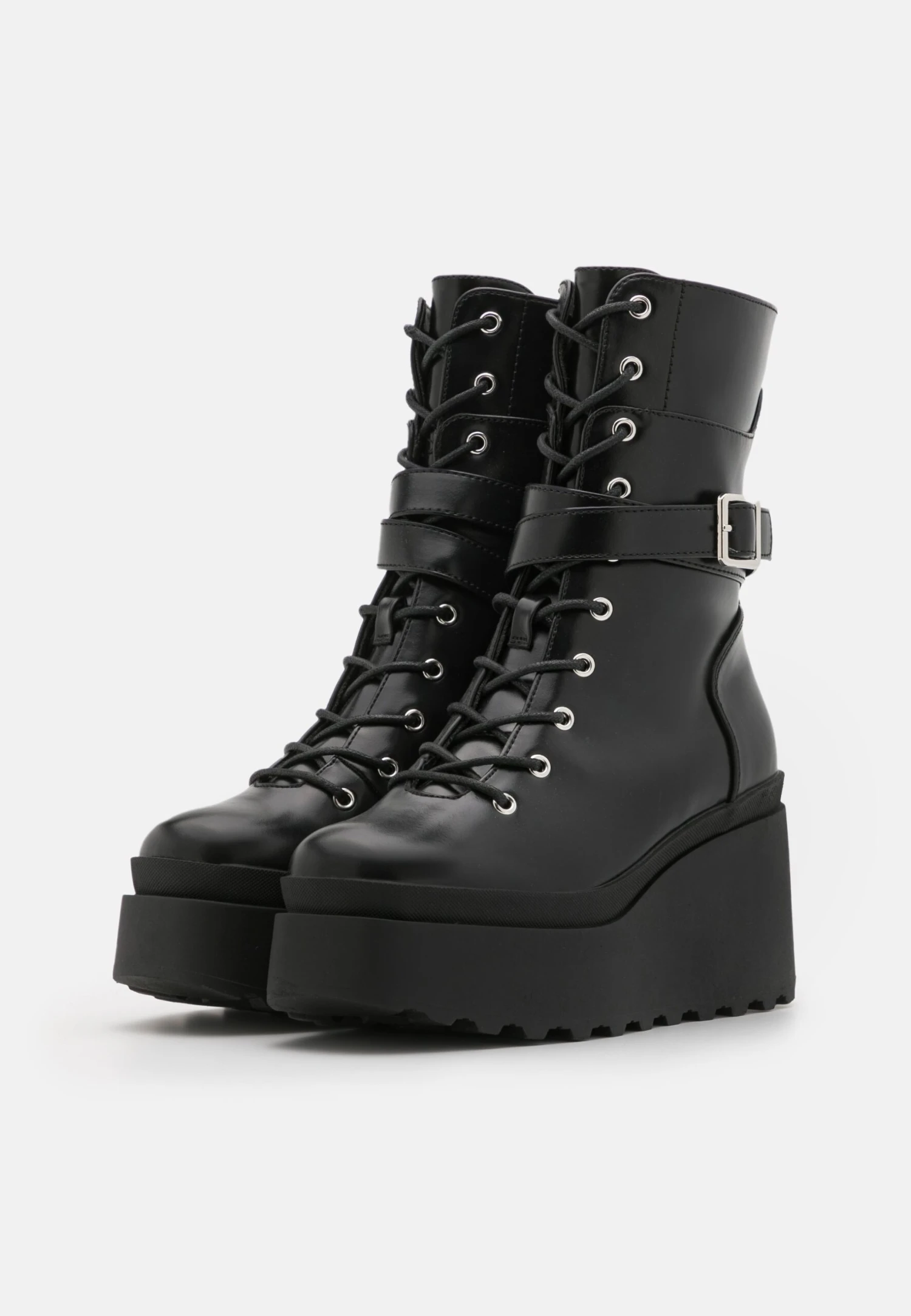Bottines À Lacets - Black – Image 3