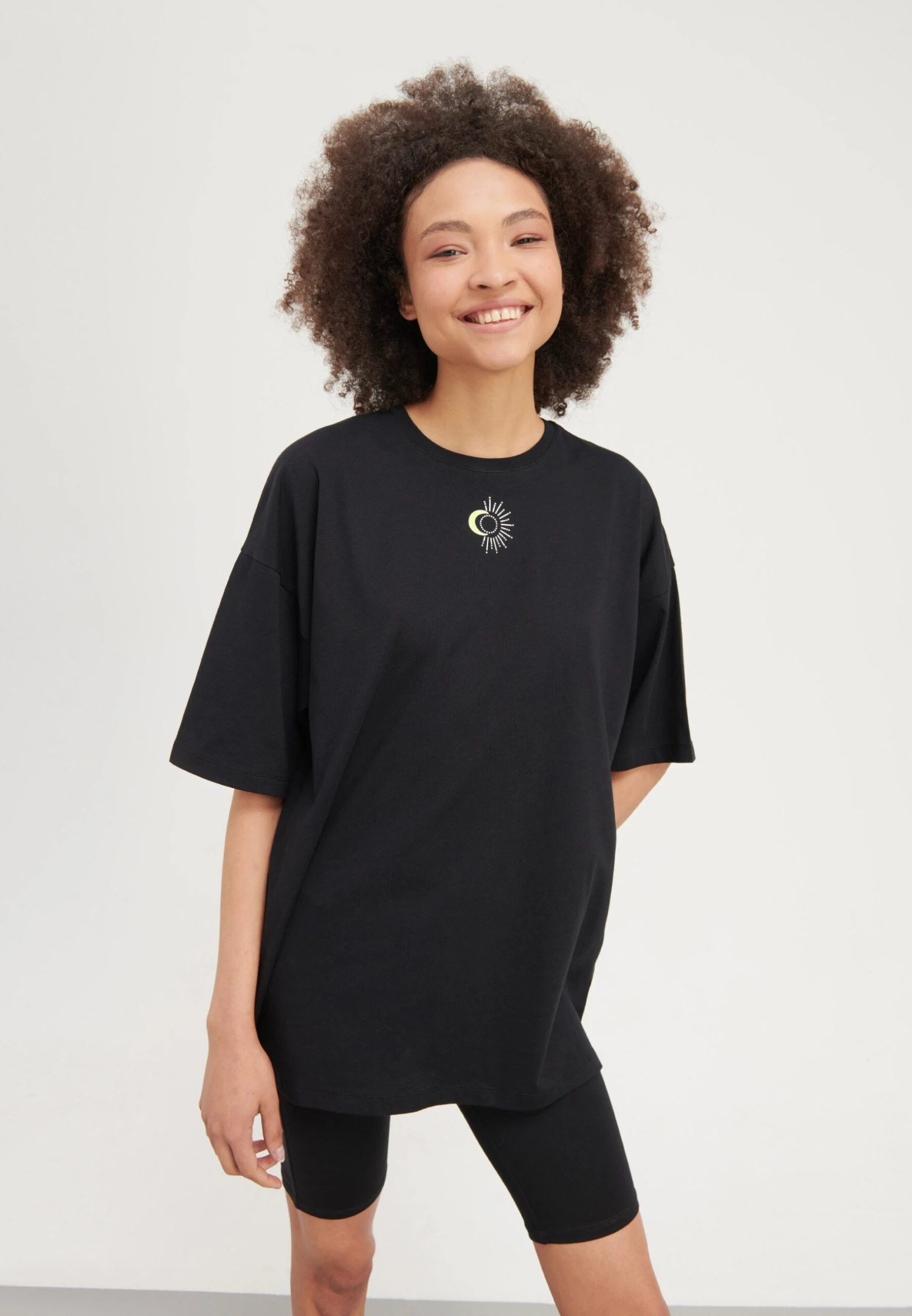 Even&Odd T-Shirt Imprimé - Black